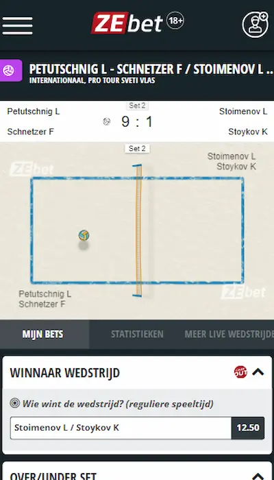 ZEbet Matchs